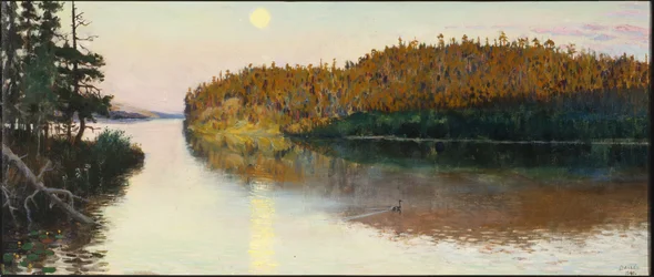 Landskap i Kuhmo, 1890.