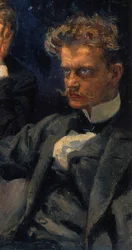Symposiet, detalj: Jean Sibelius, 1894