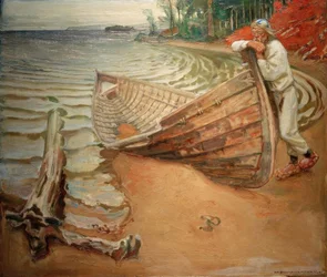 A.Gallen-Kallela, Den klagande båten