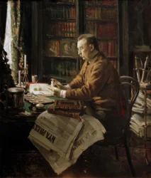 Porträtt av Dr H.F.Antell