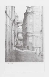 London Lanes: Carter Lane (litografi)
