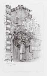 London Lanes: Seething Lane (litografi)