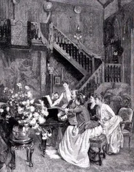 Studera musiken (gravyr)