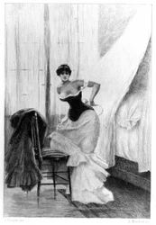 Madame Bovary av Gustave Flaubert, illustration av Albert Fourié