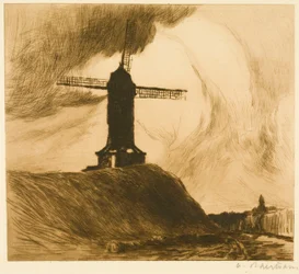 Mühle auf den Wällen I (Brügge)