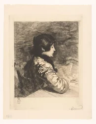 Porträtt av Charlotte Besnard