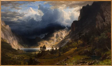 En storm i Klippiga bergen, Mt. Rosalie