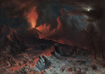 Vesuvius vid midnatt