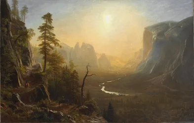 Yosemite Valley, Glacier Point Trail, ca 1873