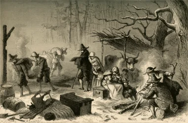 Engelska nybyggare i Amerika, 1877.