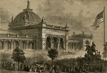 Invigning av hundraårsutställningen den 4 maj 1876, 1878.