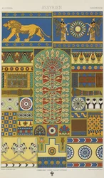 Assyrian, tallrik 3 från 