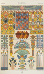 Egyptisk, tallrik 2 från 