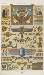 Egyptisk, tallrik 4 från 