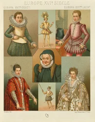 "Le Costume Historique" (The Complete Costume History) av Auguste Racinet, volym IV