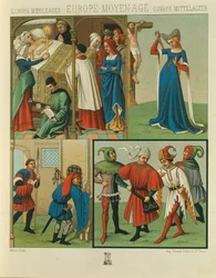 "Le Costume Historique" (The Complete Costume History) av Auguste Racinet, volym IV