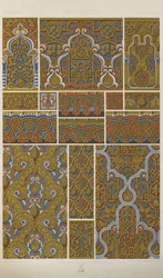Morisk, plansch 30 ur 