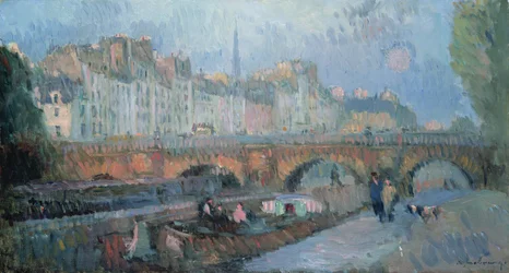Pont Neuf och Quai de la Monnaie, Paris