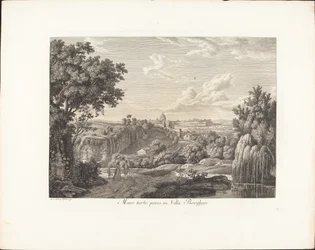 Fel vägg, tagen i Villa Borghese
