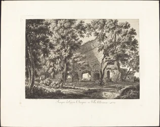Tempel för olympiska Jupiter i Villa Adriana