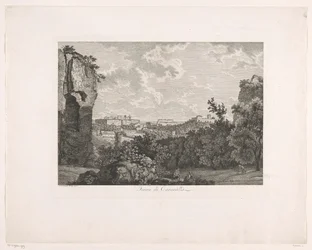 Caracallas bad Terme di Caracalla (titel på objekt) Pittoresk etsade broschyrer från Italien (serietitel)