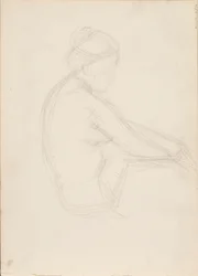 Sitter naken