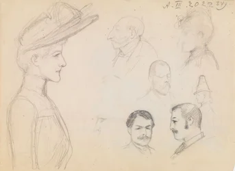 Porträttstudie (verso begonior)