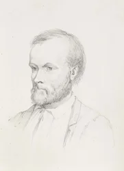 Porträtt av Aleksis Kivi