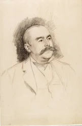 Porträtt av baron A. Portalis, skiss