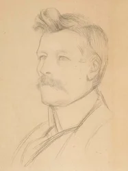 Porträtt av Emil Wikström, chef