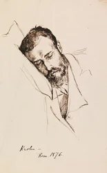 Porträtt av Pietro Krohn