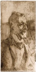 Porträtt av konstnären A. W. Finch