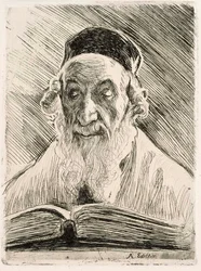 Läsande rabbin