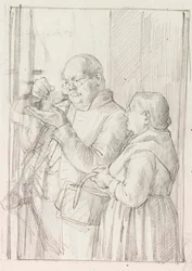 Studie till illustrationen av det lilla geniet