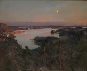 Sommarkväll, Haikofjorden