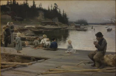 Sommarkväll på Hammars Reparationsgård