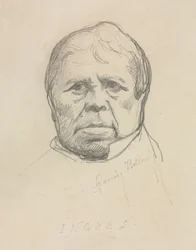 Porträtt av Ingres.