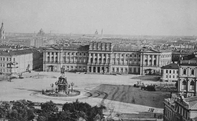 Mariinskijpalatset vid Isaaksplatsen i Sankt Petersburg, 1870-talet