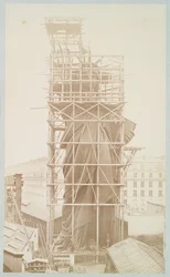 Samling av Frihetsgudinnan, Paris, 1883