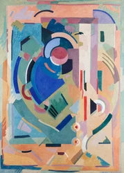 Abstrakt komposition; Composition Abstraite