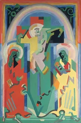 Korsfästelse, ca 1935 (olja på duk)