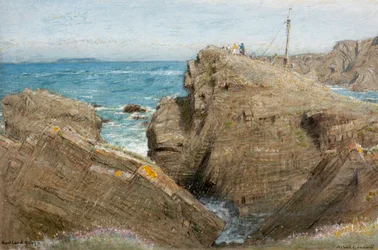 Hartland Quay (akvarell)