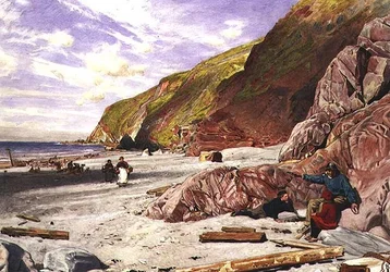 Lynmouth, Devon, berättelsen om skeppsvraket