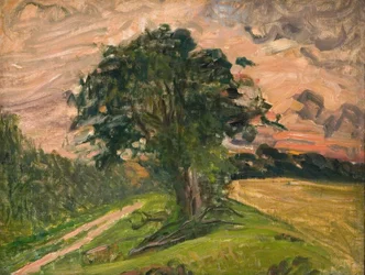 Kvällslandskap. Tisvilde