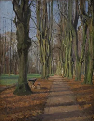 En aveny i Søndermarken. Frederiksberg