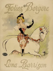 Folies Bergeres. Lona Barrison, ca. 1895.