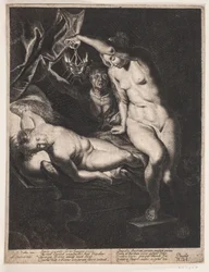 Psyche och den sovande Amoren