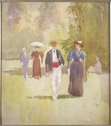 En promenad i parken