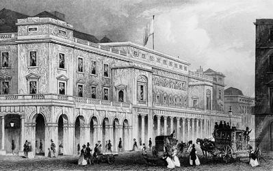 Italienska operahuset, ca 1850