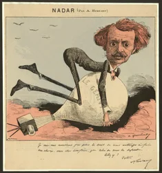Nadar, pub. 1863 (färgad litho)